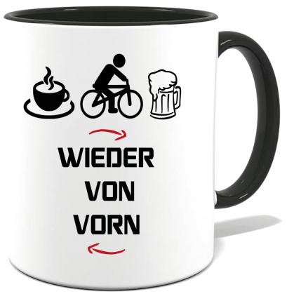 Biermotiv Kaffee Arbeit Bier