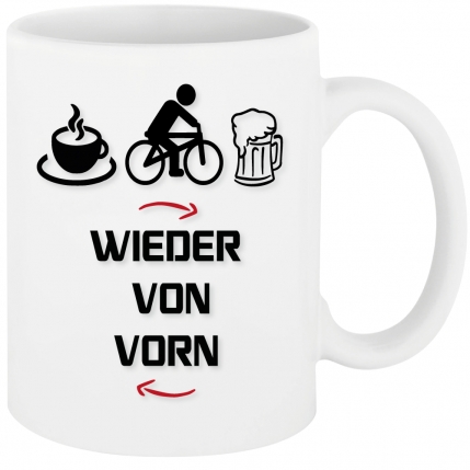 Biermotiv Kaffee Arbeit Bier