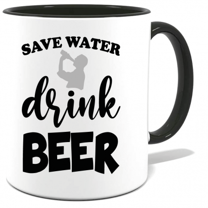 Biermotiv Save Water drink Beer