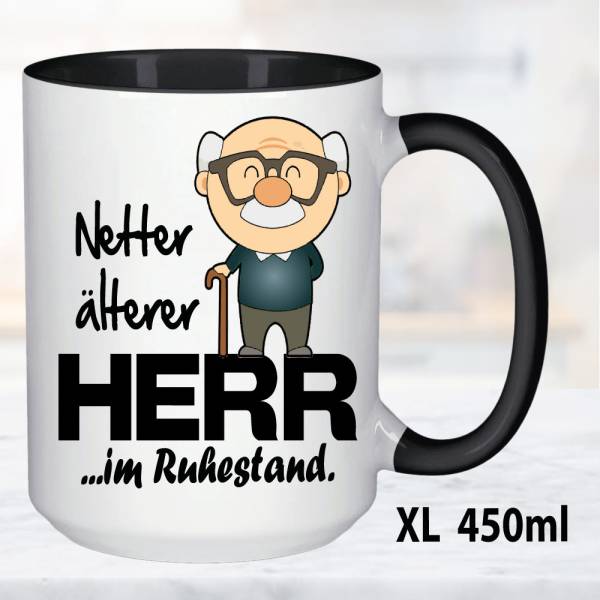XL Schwarz 450ml