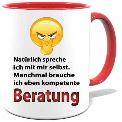 Sprüche Tasse Mann Beratung