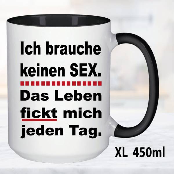 XL Schwarz 450ml