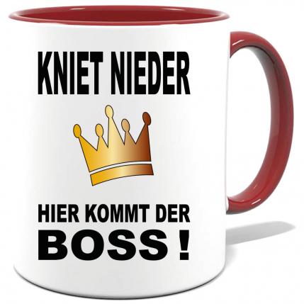 Sprüche Tasse Mann Der Boss