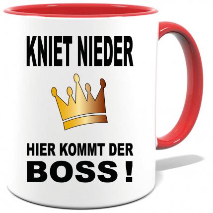 Sprüche Tasse Mann Der Boss