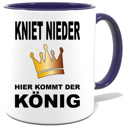 Sprüche Tasse Mann Der König