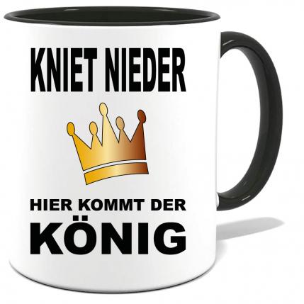 Sprüche Tasse Mann Der König