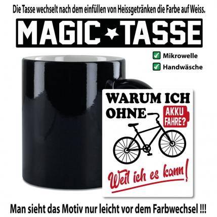 Sprüche Tasse Mann Fahrrad Akku