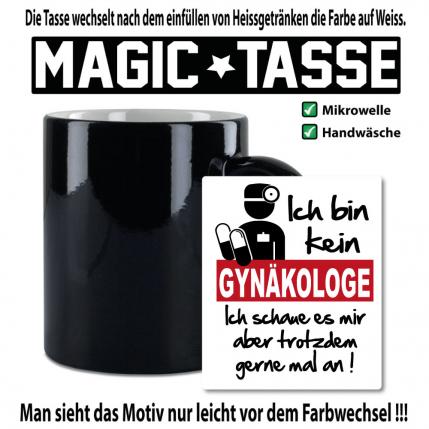 Magic Sprüche Tasse Männer Gynäkologe gerne anschauen Frauenarzt