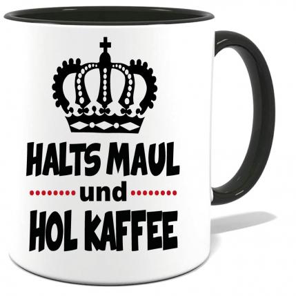 Schwarze Sprüche Tasse Männer Geh Kaffee_holen