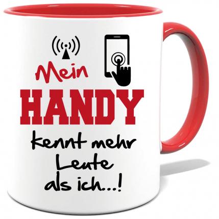 Sprüche Tasse für den Mann. Motiv Mein Handy