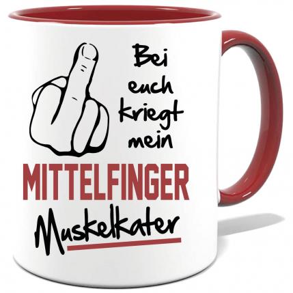 Maroone Sprüche Tasse Männer Mittelfinger Beleidigung