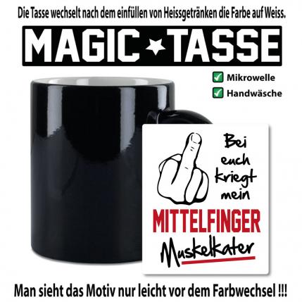 Magic Sprüche Tasse Männer Mittelfinger Beleidigung