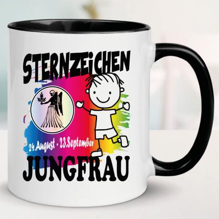 Junge Jungfrau Schwarz