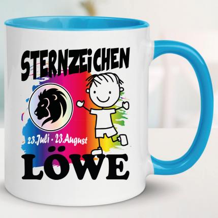 Junge Loewe Hellblau