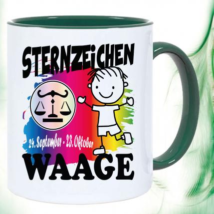 Junge Waage Grün