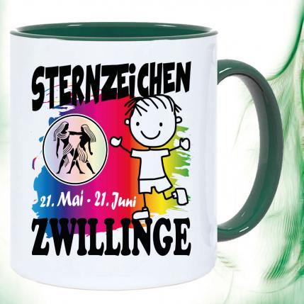 Junge Zwillinge Grün