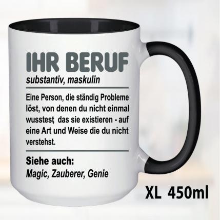 XL Schwarz 450ml