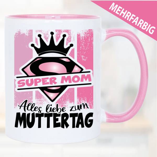 Tasse Muttertag Super Mom