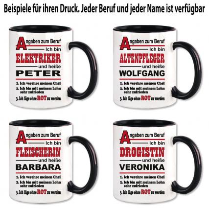 Beruf und Name Schwarz
