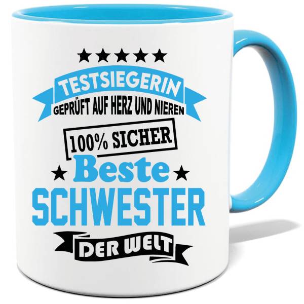 Geschenketasse Beste Schwester der Welt