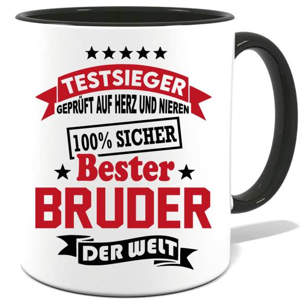 Geschenketasse Bester Bruder der Welt
