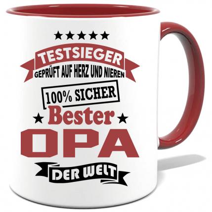 Geschenketasse Bester Opa der Welt