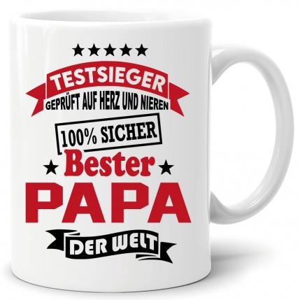 Geschenketasse Bester Papa der Welt