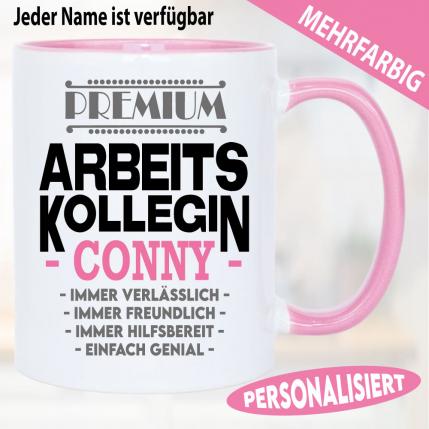 Personalisiert Beste Arbeitskollegin Pink