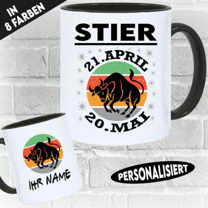 Stier Personalisiert in 8 Farben