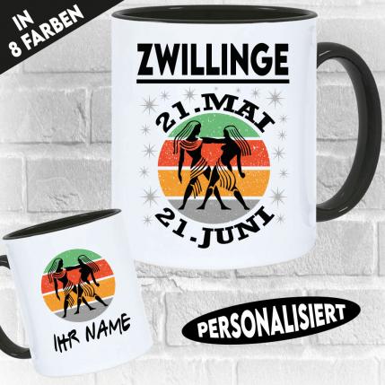 Zwillinge Personalisiert in 8 Farben