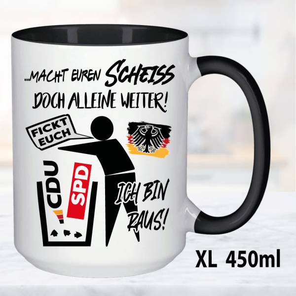 XL Schwarz 450ml