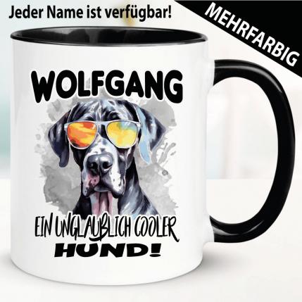 Tasse Name Ein richtig cooler Hund