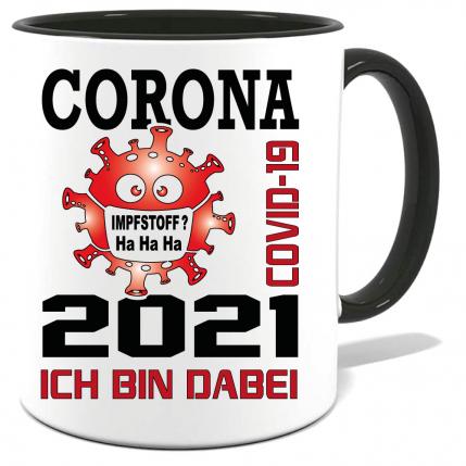 Corona Tasse in 7 Farben * 2021 Dabei