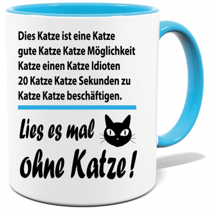 Frauen Katze lesen