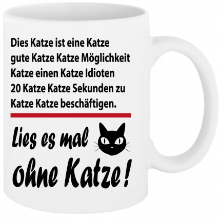 Frauen Katze lesen