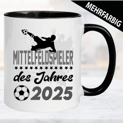 Fußballtasse Bester Mittelfeldspieler