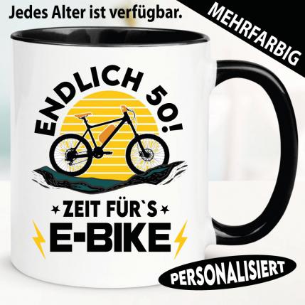 Tasse zum Geburtstag für Fahrradfahrer/innen