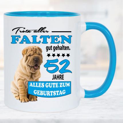 Tasse Geburtstag Trotz aller Falten