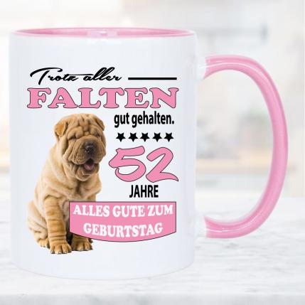 Tasse Geburtstag Trotz aller Falten