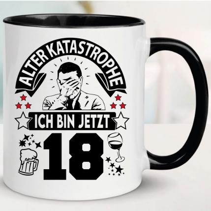 Männertasse Alter Katastrophe 18