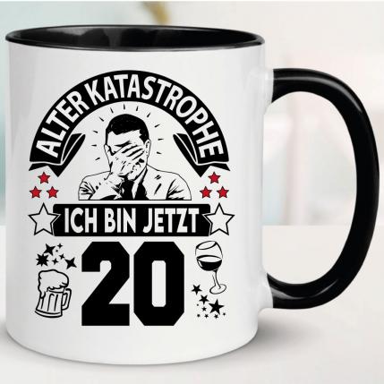 Männertasse Alter Katastrophe 20