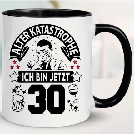 Männertasse Alter Katastrophe 30