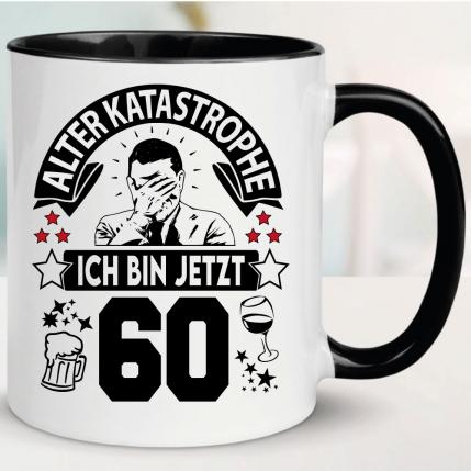 Männertasse Alter Katastrophe 60