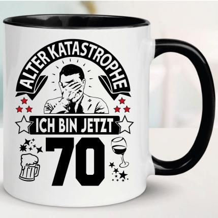 Männertasse Alter Katastrophe 70