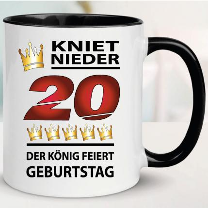 Tasse Geburtstag der Schwarz 20 Schwarz