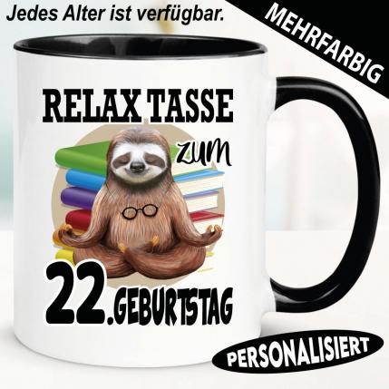 Relax Geburtstagstasse