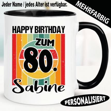 Retro Geburtstagstasse