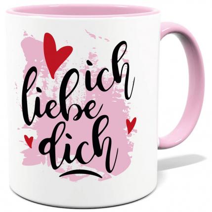 Schnörkelschrift Ich liebe dich