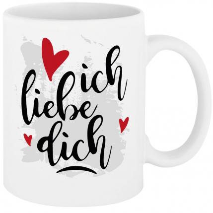 Schnörkelschrift Ich liebe dich