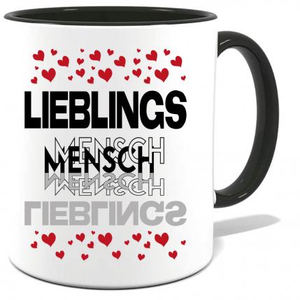 Tasse bedruckt mit Lieblingsmensch